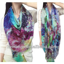 2016 Latest Fashionable Woman 100% Modal Digital printing Infinity scarf